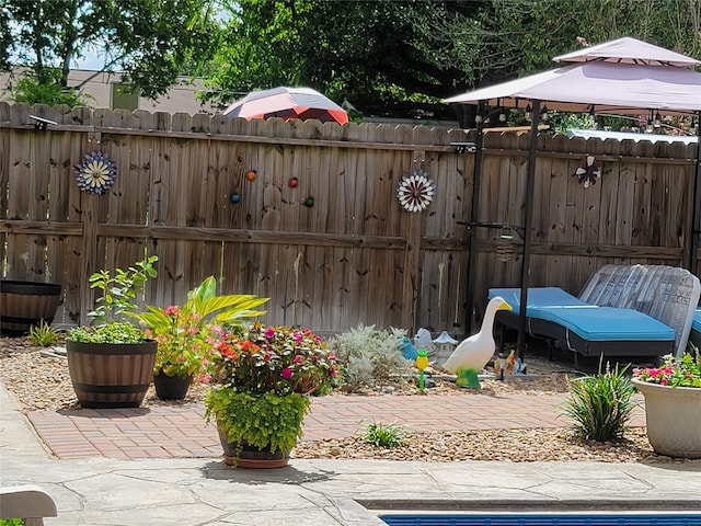 view of patio