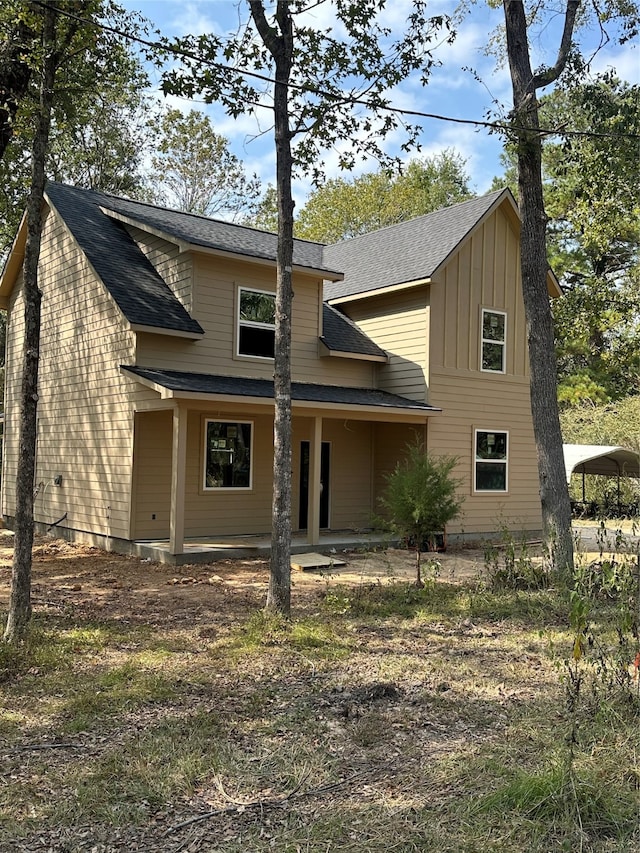 view of rear view of house