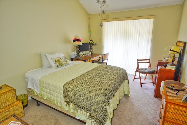 bedroom with carpet floors