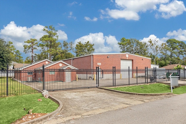 11126 Timber Crest Dr, Houston, TX 77065 - view of front facade with brick siding, driveway, and a detached garage