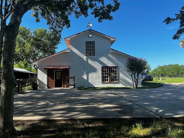 view of back of property