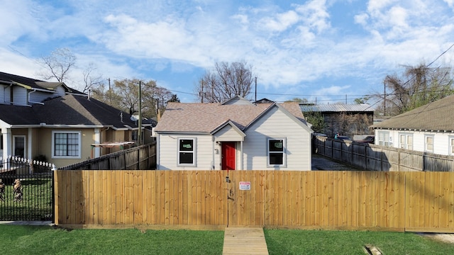 view of front of home