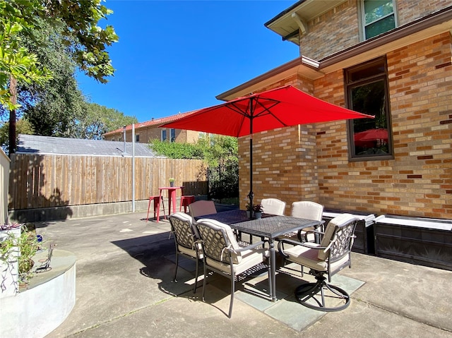 view of patio