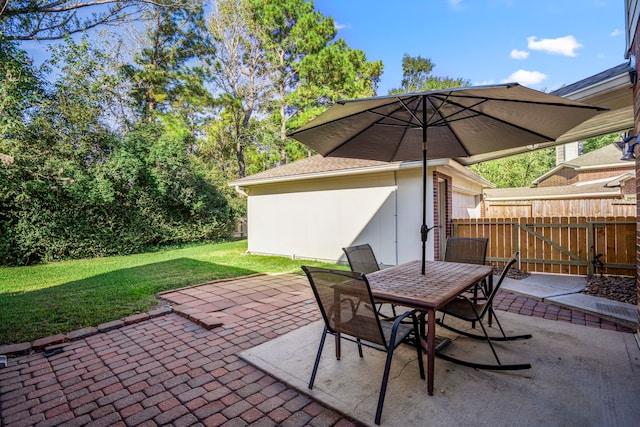 view of patio