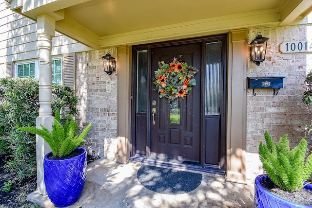 view of entrance to property