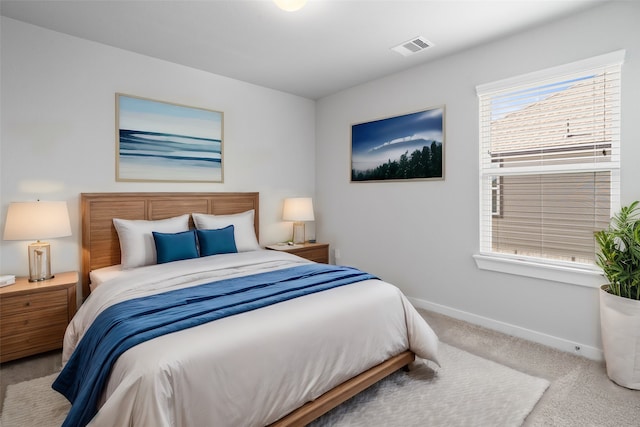 bedroom featuring carpet flooring