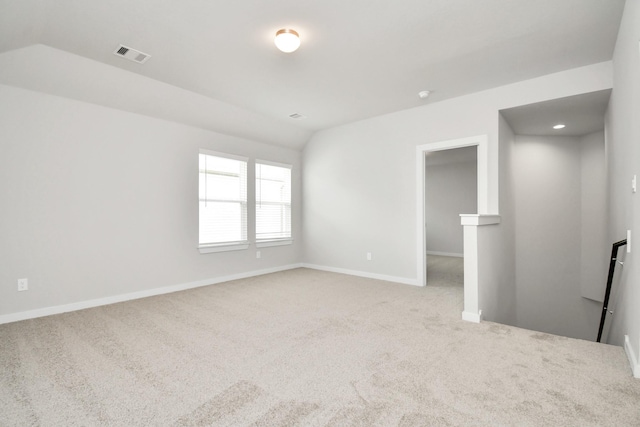 15714 Walnut Leaf Ln, Cypress, TX 77429 - spare room with carpet and vaulted ceiling