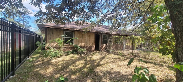 view of rear view of property