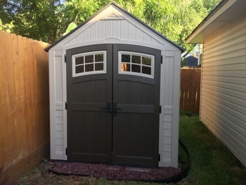 view of outbuilding