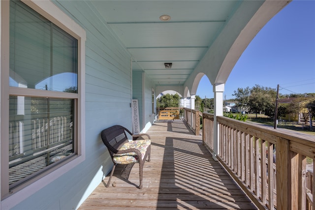 exterior space featuring a porch