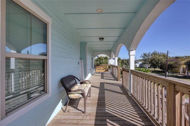 view of deck