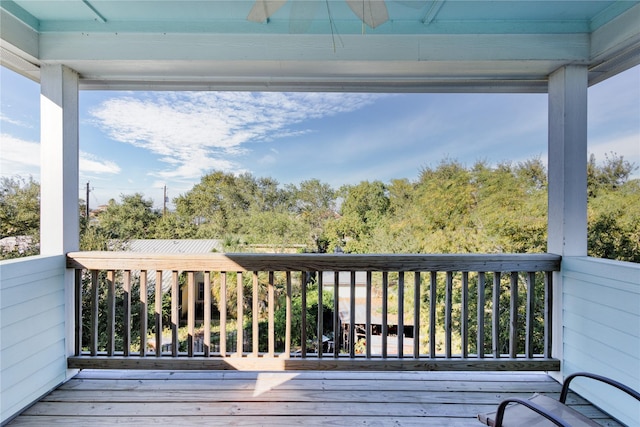 view of deck