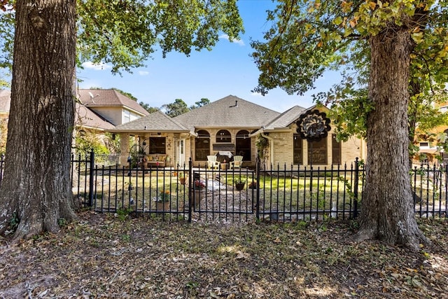 view of front of property