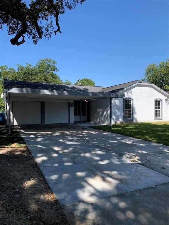 view of ranch-style house