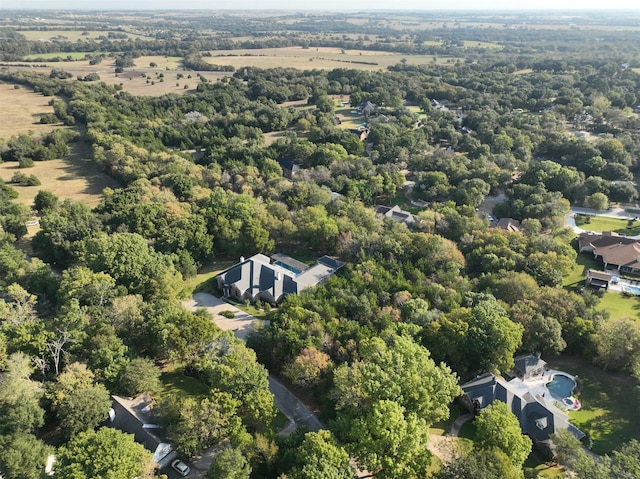 851 Elm Dr, Brenham, TX 77833 - aerial view of a heavily wooded area