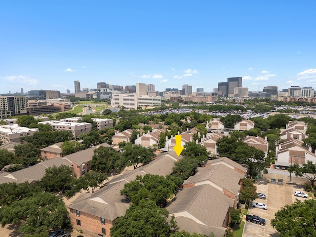 2255 Braeswood Park Dr Unit 184, Houston, TX 77030 - bird's eye view featuring a view of city