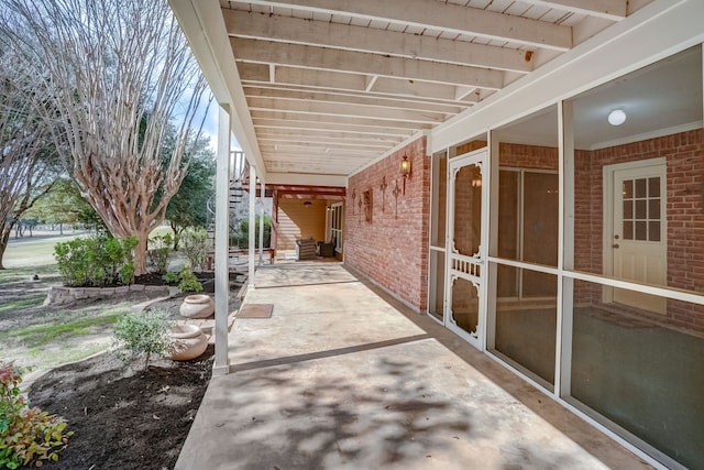 view of patio