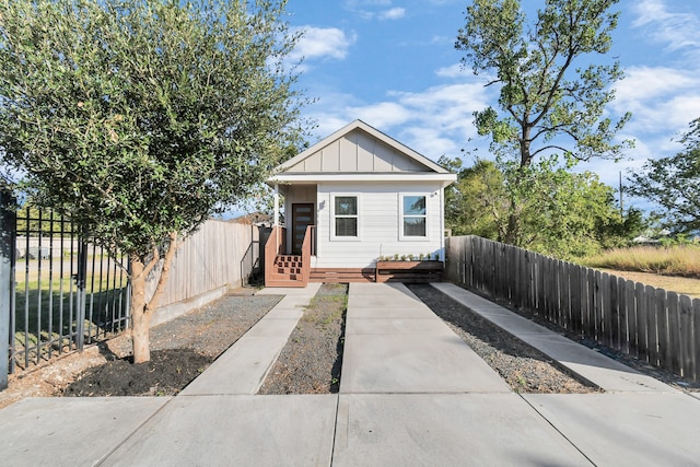 view of bungalow