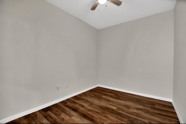 unfurnished room featuring wood-type flooring