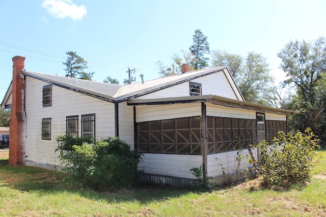 view of home's exterior