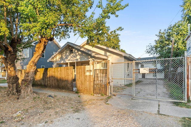 view of front of home