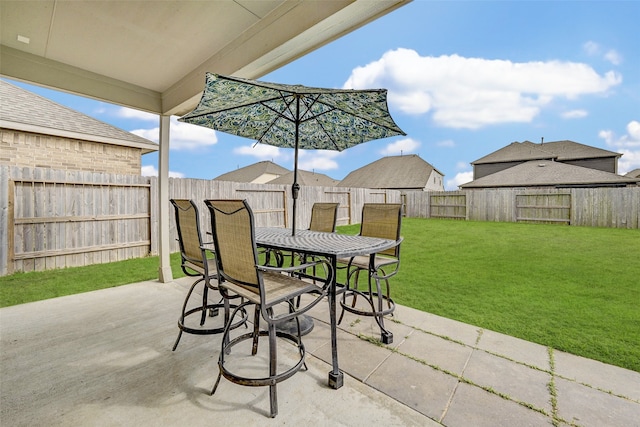 view of patio