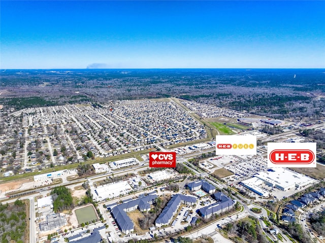 9924 Lace Flower Way, Conroe, TX 77385 - aerial view of property and surrounding area