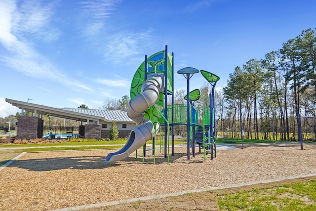 view of play area