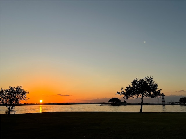 property view of water