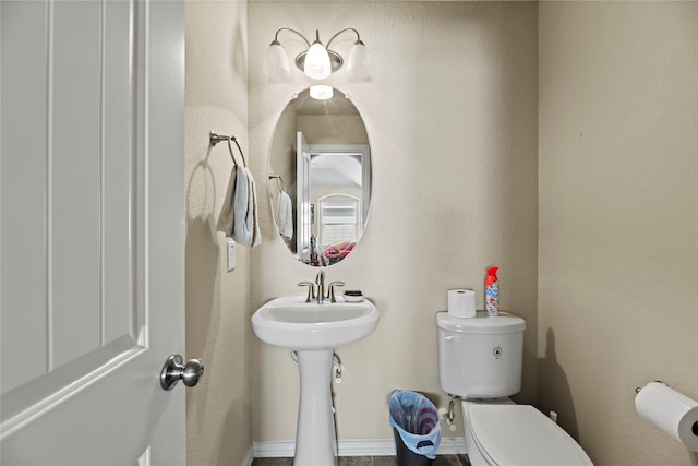 bathroom with toilet