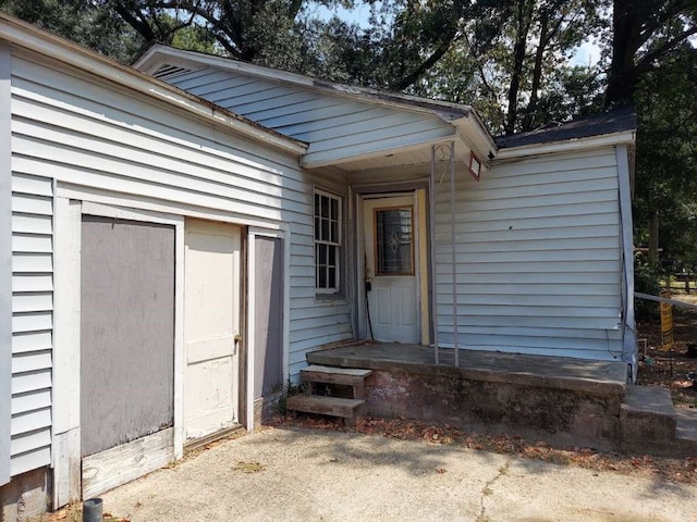 view of rear view of property