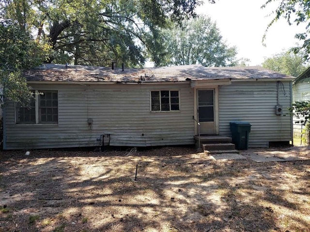 view of back of property