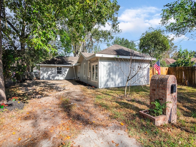 view of property exterior