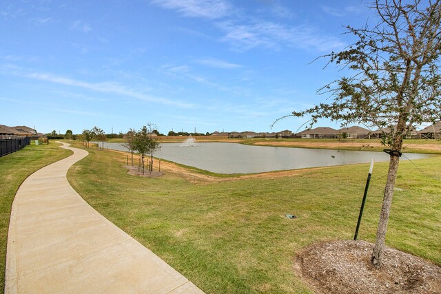 view of water feature