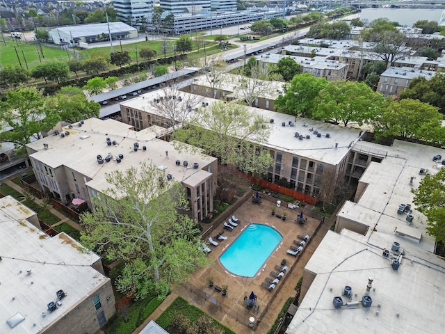4643 Wild Indigo Unit 414, Houston, TX 77027 - aerial view