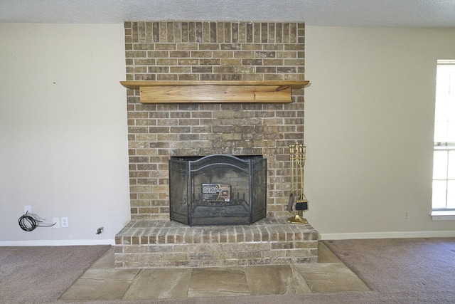 6823 County Road 659, Brazoria, TX 77422 - detailed view of carpet floors and a textured ceiling