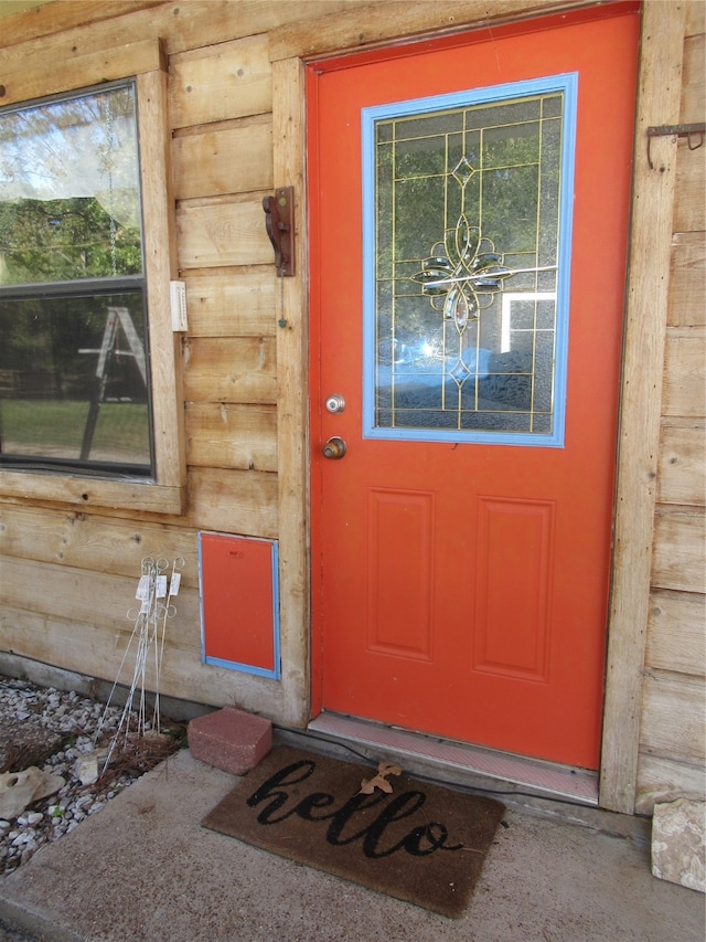 view of property entrance