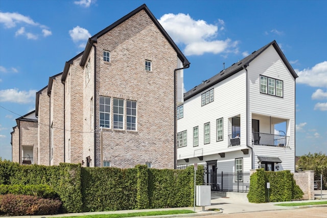 exterior space with a balcony