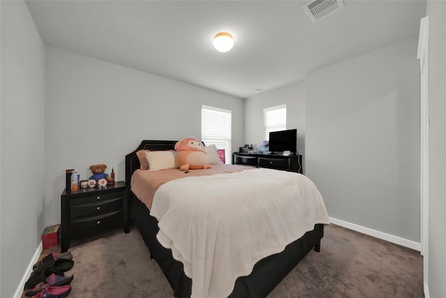 bedroom with carpet flooring