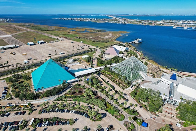 7109 Broadway St, Galveston, TX 77554 - drone / aerial view with a water view