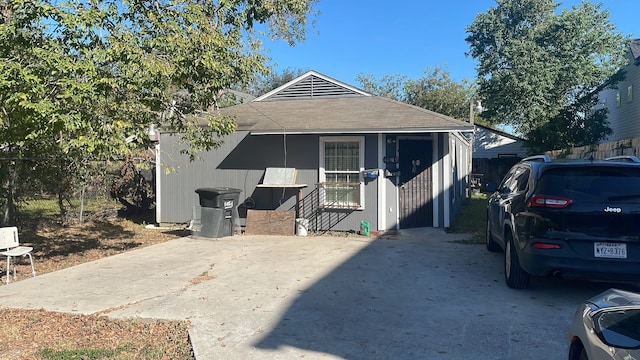 view of bungalow-style house