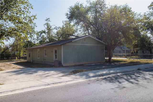 view of property exterior