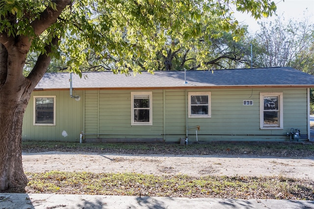 view of back of property