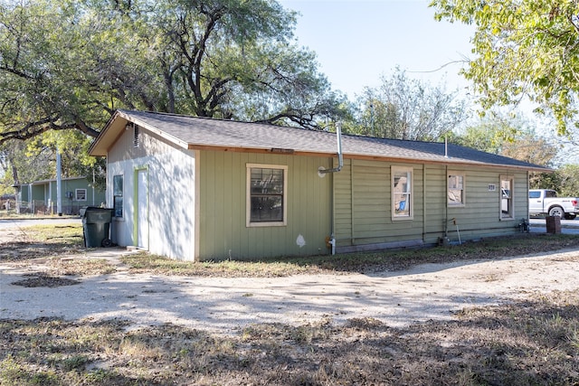 view of side of property