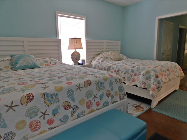 bedroom featuring carpet flooring