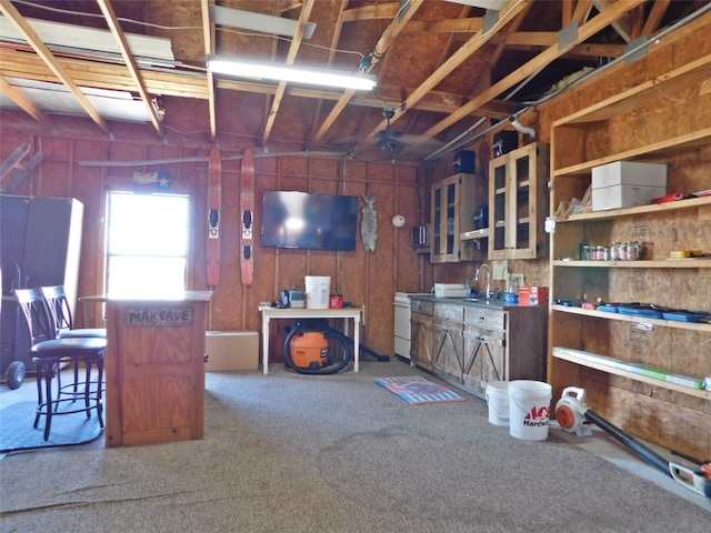 miscellaneous room with sink