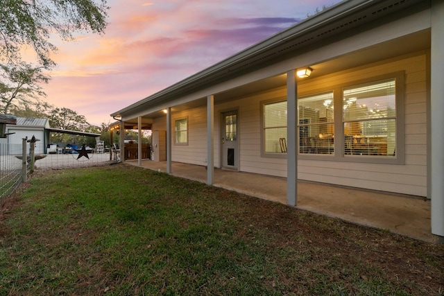 1726 Bowler Rd, Waller, TX 77484 - view of home's exterior with a yard, fence, and a patio