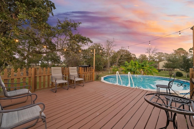 1726 Bowler Rd, Waller, TX 77484 - pool with a wooden deck