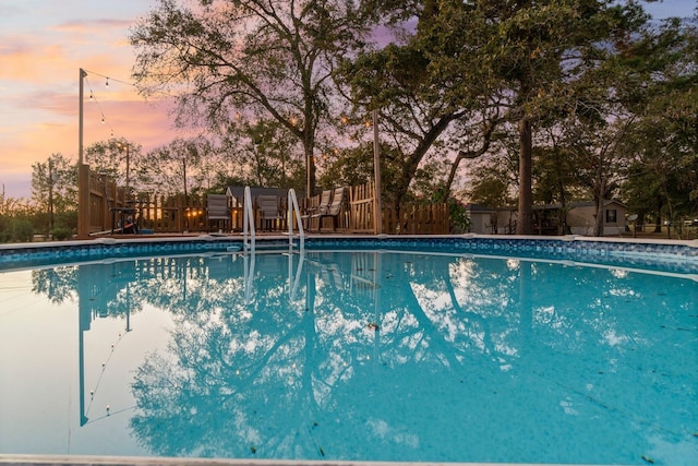 1726 Bowler Rd, Waller, TX 77484 - outdoor pool featuring fence
