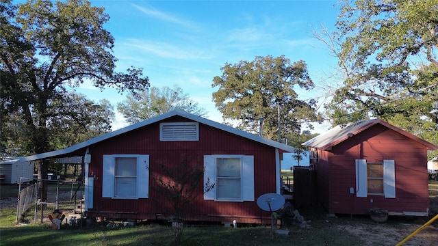 view of back of property